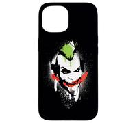 Custodia per iPhone 15 Batman: Arkham City The Joker Spraypaint Smile