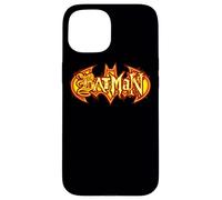 Custodia per iPhone 15 Batman Fiery Shield