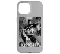 Custodia per iPhone 15 Batman Fighting The Storm Grayscale