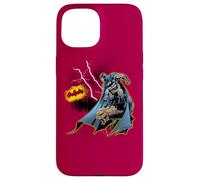 Custodia per iPhone 15 Batman Gargoyle Lightning Strikes