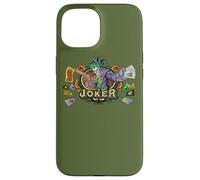 Custodia per iPhone 15 Batman King of Crazy
