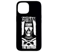 Custodia per iPhone 15 Batman v Superman Demon Bat