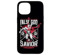 Custodia per iPhone 15 Batman v Superman False God or Savior
