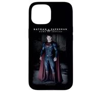 Custodia per iPhone 15 Batman v Superman Stand Tall
