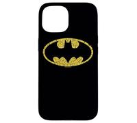 Custodia per iPhone 15 Batman Word Logo