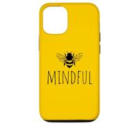 Custodia per iPhone 15 Be Mindful - Messaggio minimalista ispiratore Pun Bee Lover