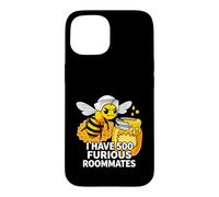 Custodia per iPhone 15 Beekeeper I Have 500 Furious Roommates Apiarist