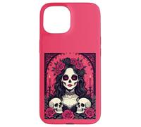 Custodia per iPhone 15 Bella E Cerimoniale Vivente Calavera