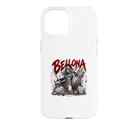 Custodia per iPhone 15 Bellona Dea Romana Feroce Mito Battaglia