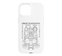 Custodia per iPhone 15 Biblioteca Di Alessandria Planimetria Archeologia Archeologo