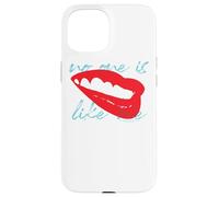 Custodia per iPhone 15 Birds of Prey No One Is Like Me Lips
