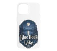 Custodia per iPhone 15 Blue Hour at the Lake Badge Lakecore Estetica