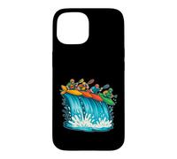 Custodia per iPhone 15 Boater Cross Quattro Racers Cascata