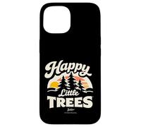 Custodia per iPhone 15 Bob Ross Happy Little Trees