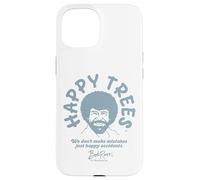 Custodia per iPhone 15 Bob Ross We Don't Make Mistakes