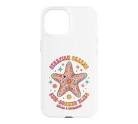 Custodia per iPhone 15 Boho Starfish Dreams Hippie Sun Bliss Retro Groovy Beach