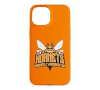 Custodia per iPhone 15 Booker T. Washington Hornets grande e audace in faccia