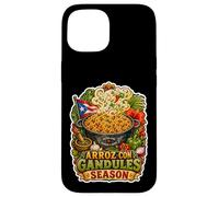 Custodia per iPhone 15 Boricua Arroz con Gandules Stagione