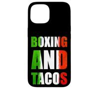 Custodia per iPhone 15 Boxing And Tacos Latinx The Mexican Style Boxing México