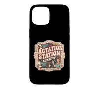 Custodia per iPhone 15 Breastfeeding & Pumping Humor, Nursing Top, Lactating Mom
