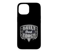 Custodia per iPhone 15 Built Dad Tough American Funny 4th Of July