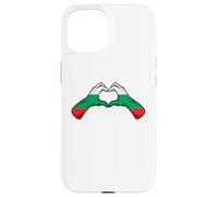Custodia per iPhone 15 Bulgaria Flag Bulgarian Heart