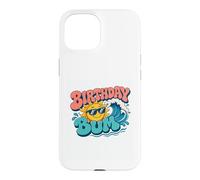 Custodia per iPhone 15 Bum di compleanno | Retro Groovy Sun Ocean Beach Estate