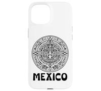 Custodia per iPhone 15 Calendario messicano azteco Viva Messico Fan Orgullo Mexicano
