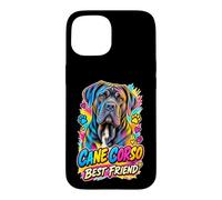 Custodia per iPhone 15 Cane Corso Best Friend Colorful Pop Art Dog Mom, amanti dei cani