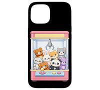 Custodia per iPhone 15 Carino Artiglio Macchina Peluche Gioco Arcade