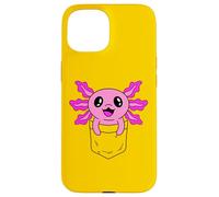 Custodia per iPhone 15 Carino Baby Axolotl In Tasca Kawaii Anime
