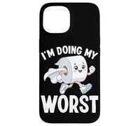 Custodia per iPhone 15 Carta igienica Joke Umorismo Sto facendo il mio peggio