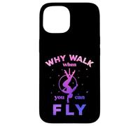 Custodia per iPhone 15 Cerchio aereo, perché camminare quando si può volare, regali di yoga aereo