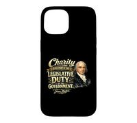 Custodia per iPhone 15 Citazione del dovere legislativo di James Madison Charity