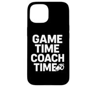 Custodia per iPhone 15 Coach Time Sport Leadership Graphic