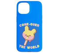 Custodia per iPhone 15 Cone-Quer Il mondo Kawaii Bunny Ice Pop