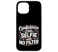 Custodia per iPhone 15 Confidence Level Selfie With No Filter Respect Energy -