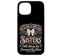Custodia per iPhone 15 Connected By Heart Sisters - Set di fratelli e fratelli abbinati