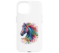 Custodia per iPhone 15 Consapevolezza dell'autismo Cavalli diversi