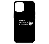Custodia per iPhone 15 Contrasti di Vita - 'Scelte Sbagliate e Gin Tonic
