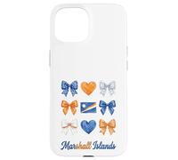 Custodia per iPhone 15 Coquette Isole Marshall Bandiera Marshallese Ragazze