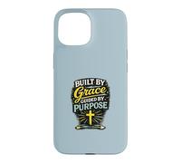 Custodia per iPhone 15 Costruito da Grace guidato dal design cristiano della fede