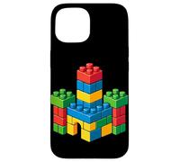 Custodia per iPhone 15 Costruzione di mattoni del castello Fantasy Builder Block Building