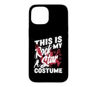 Custodia per iPhone 15 Costume Rock Rock per Halloween Easy Lazy Last Minute