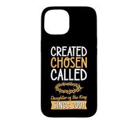 Custodia per iPhone 15 Creato scelto chiamato figlia del re dalla nascita 2001