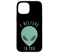 Custodia per iPhone 15 Credo che un alieno dich