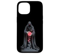 Custodia per iPhone 15 Crimson Orb Warden - Opera d'arte dell'entità ombra
