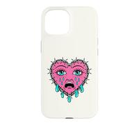 Custodia per iPhone 15 Crying Heart Tattoo - Traditional Old School Tattooed Inked