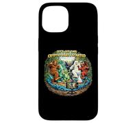 Custodia per iPhone 15 Cryptid Party ha iniziato divertente Bigfoot Nessie Mothman Yeti