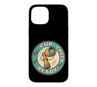 Custodia per iPhone 15 CUP CHECK READY Gioco di abilità con coppa e pallina